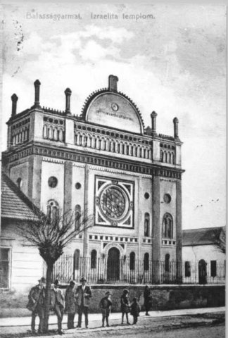 A balassagyarmati zsinagóga (Forrás: MZSL) 